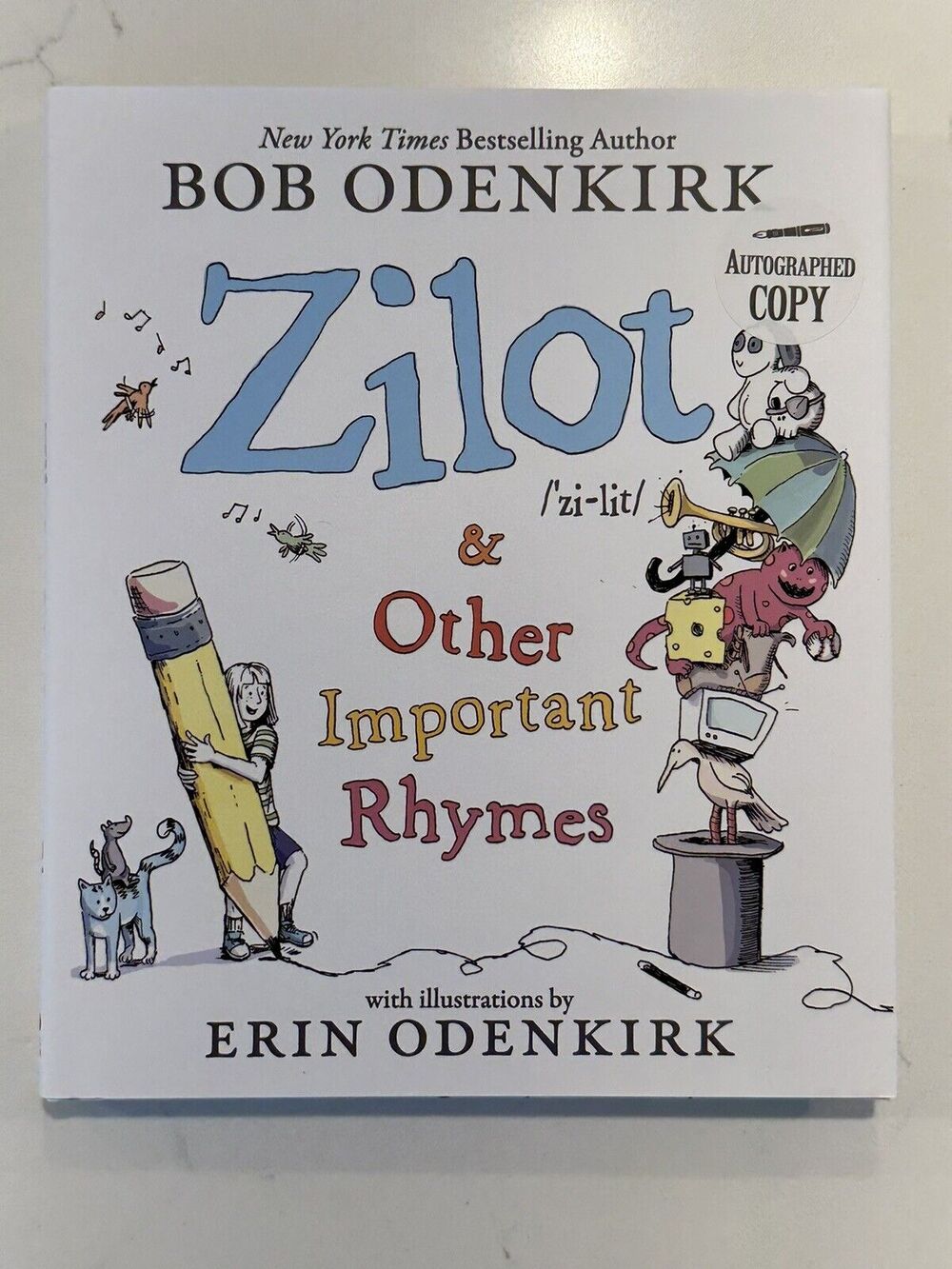 Bob Odenkirk SIGNED Zilot and Other Important Rhymes (2023, Hardcover) Autograph